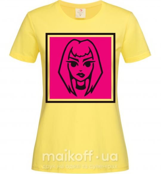 Женская футболка Пошлая Молли лого Лимонный фото
