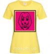 Женская футболка Пошлая Молли лого Лимонный фото