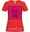Женская футболка Пошлая Молли лого Красный фото