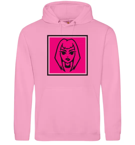 Мужская толстовка (худи) Пошлая Молли лого Розовый фото