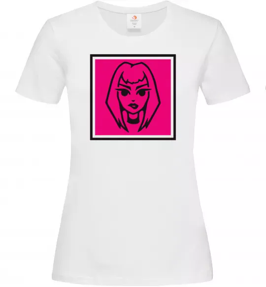 Жіноча футболка Пошлая Молли лого Білий фото