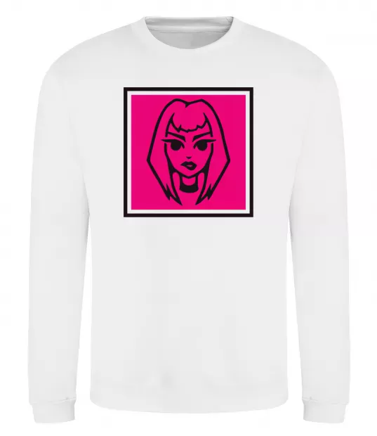 Світшот Пошлая Молли лого Білий фото