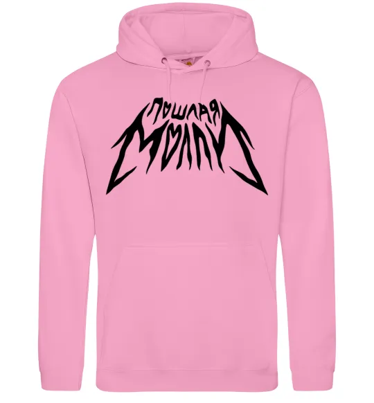 Женская толстовка (худи) Пошлая Молли надпись Розовый фото