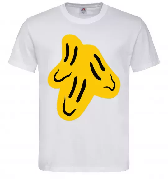 Мужская футболка Смайлик Пошлая Молли Белый фото