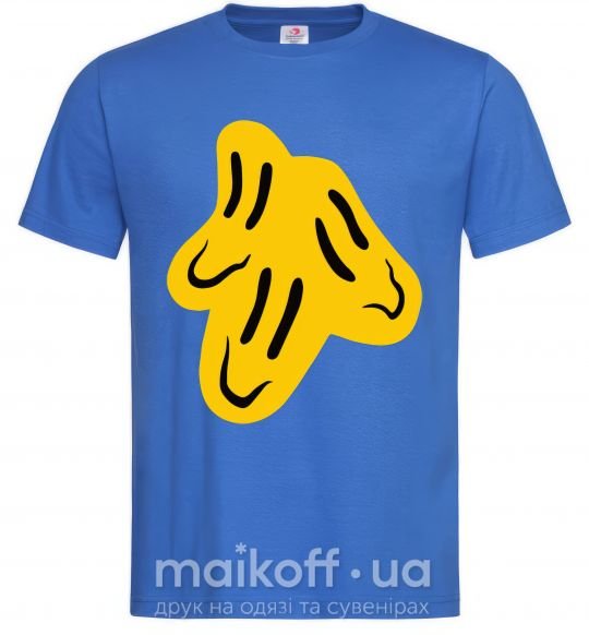 Чоловіча футболка Смайлик Пошлая Молли Яскраво-синій фото