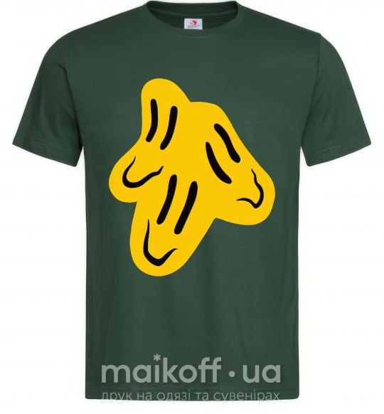 Мужская футболка Смайлик Пошлая Молли Темно-зеленый фото