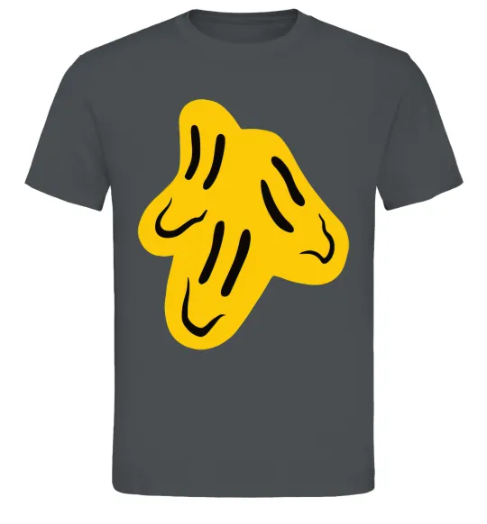 Мужская футболка Смайлик Пошлая Молли Графит фото