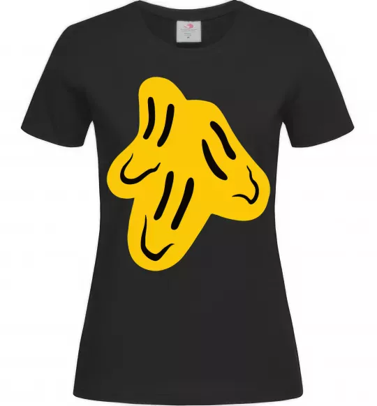 Жіноча футболка Смайлик Пошлая Молли Чорний фото