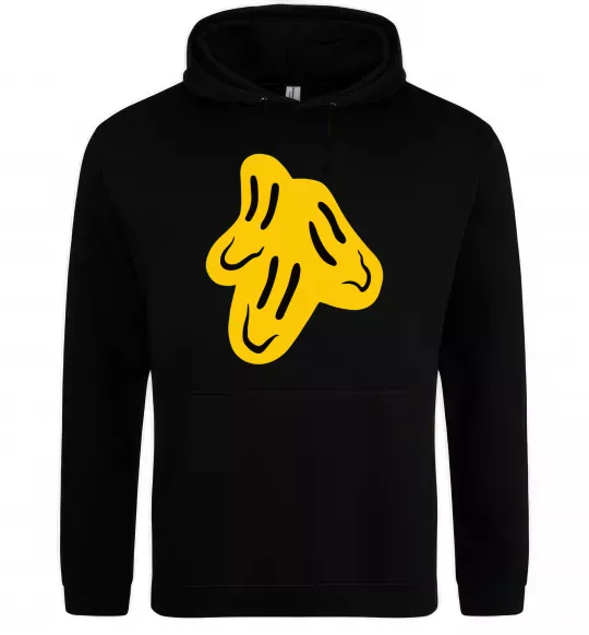 Мужская толстовка (худи) Смайлик Пошлая Молли Черный фото