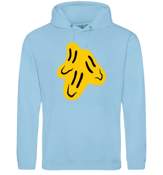 Жіноча толстовка (худі) Смайлик Пошлая Молли Блакитний фото