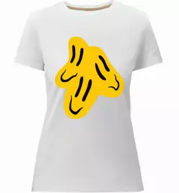 Женская премиум футболка Пошлая Молли Белый фото