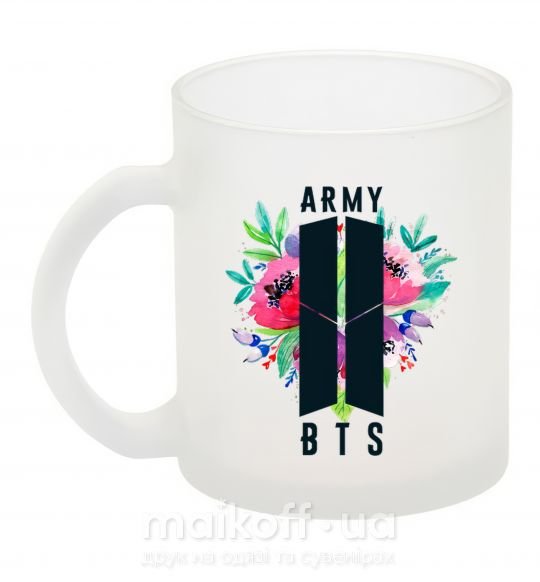 Чашка скляна Army BTS Фроузен фото