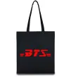 Еко-сумка BTS logo Чорний Еко-сумка BTS logo Чорний фото
