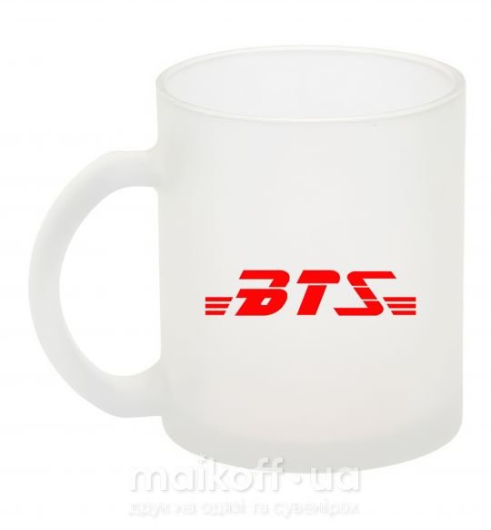 Чашка скляна BTS logo Фроузен фото