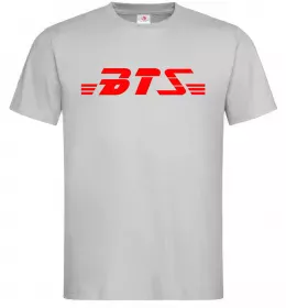 Чоловіча футболка BTS logo Сірий фото