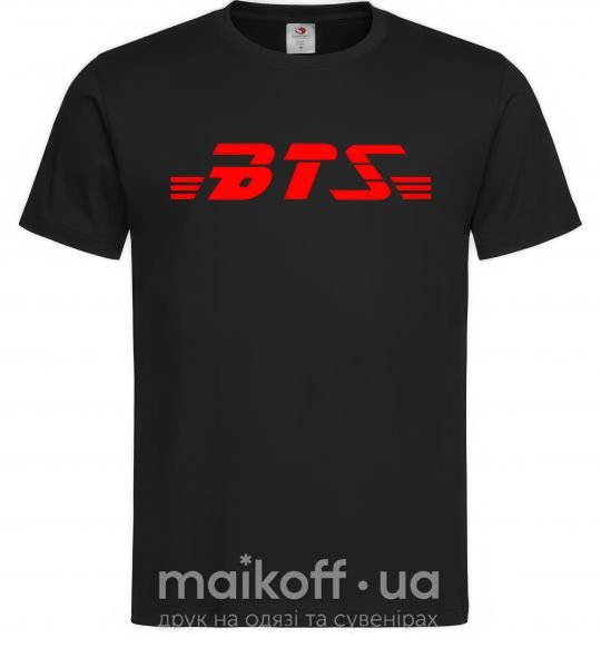 Чоловіча футболка BTS logo Чорний фото
