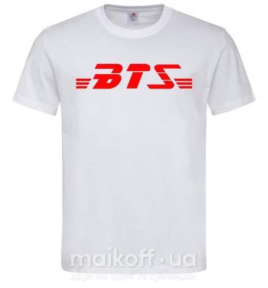 Мужская футболка BTS logo Белый фото