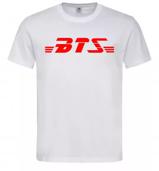 Чоловіча футболка BTS logo Білий фото