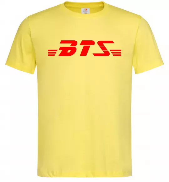 Чоловіча футболка BTS logo Лимонний фото