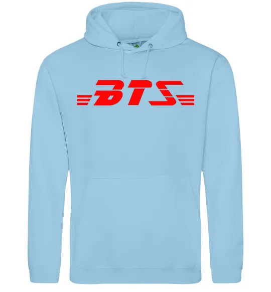 Жіноча толстовка (худі) BTS logo Блакитний фото