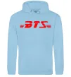 Жіноча толстовка (худі) BTS logo Блакитний фото