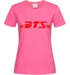 Жіноча футболка BTS logo Яскраво-рожевий Жіноча футболка BTS logo Яскраво-рожевий фото