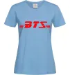 Жіноча футболка BTS logo Блакитний Жіноча футболка BTS logo Блакитний фото