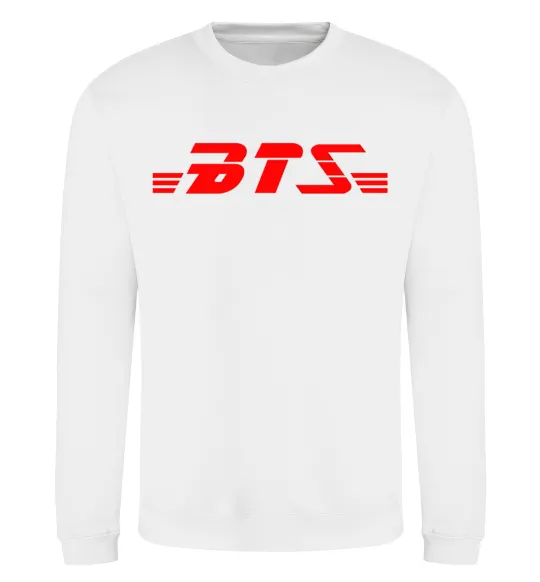 Світшот BTS logo Білий фото