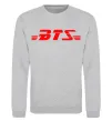 Світшот BTS logo Сірий меланж фото