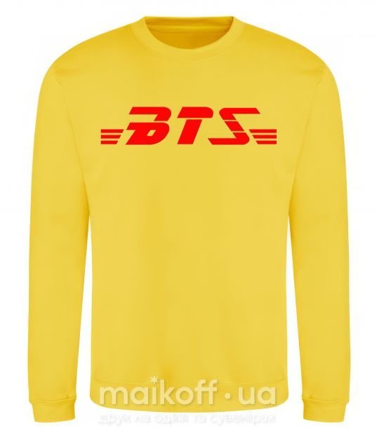 Свитшот BTS logo Солнечно желтый фото