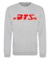 Свитшот BTS logo Серый меланж Свитшот BTS logo Серый меланж фото