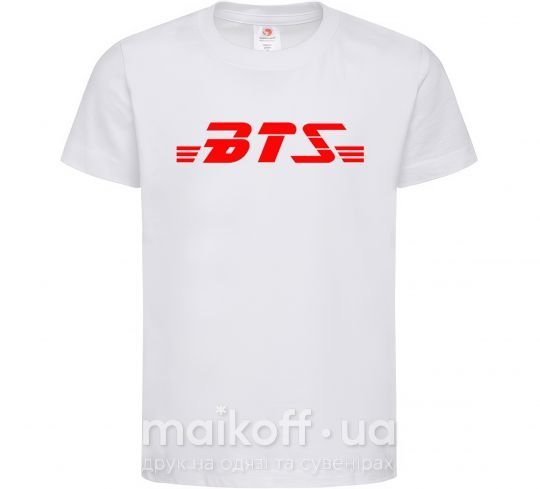 Дитяча футболка BTS logo Білий фото