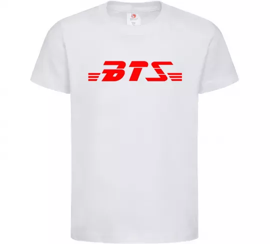 Дитяча футболка BTS logo Білий фото