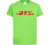 Дитяча футболка BTS logo Лаймовий фото