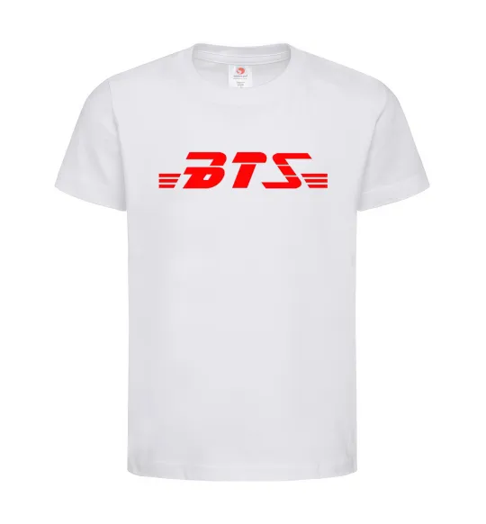 Детская футболка BTS logo Белый фото