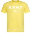 Мужская футболка ARMY Лимонный фото