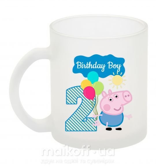 Чашка стеклянная Birthday boy 2 year Фроузен фото