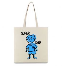 Еко-сумка Super dad blue Еко-сумка Super dad blue