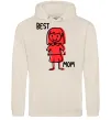Женская толстовка (худи) Best mom red Таш Женская толстовка (худи) Best mom red Таш фото