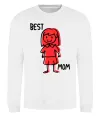 Свитшот Best mom red Белый Свитшот Best mom red Белый фото