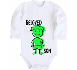 Дитячий бодік Boy 2 Білий фото