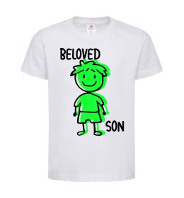 Детская футболка Beloved son green