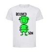 Детская футболка Beloved son green Белый фото