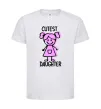 Дитяча футболка Cutest daughter pink Білий фото