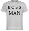 Чоловіча футболка Boss man Сірий фото