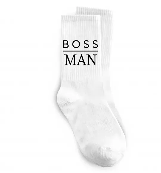 Носки Boss man Белый фото