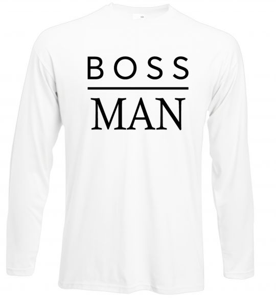 Лонгслів Boss man Білий фото