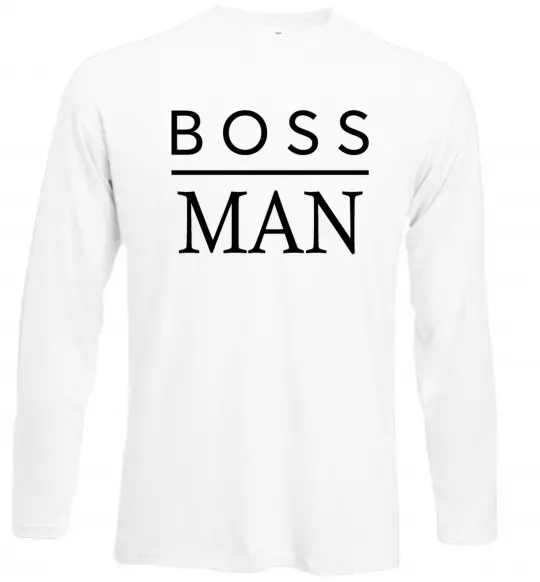 Лонгслив Boss man Белый фото