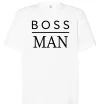 Футболка Оверсайз Boss man Белый фото