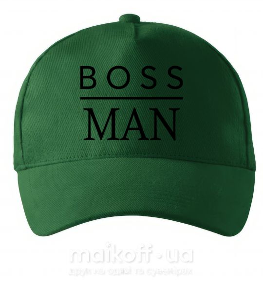 Кепка Boss man Темно-зелений фото